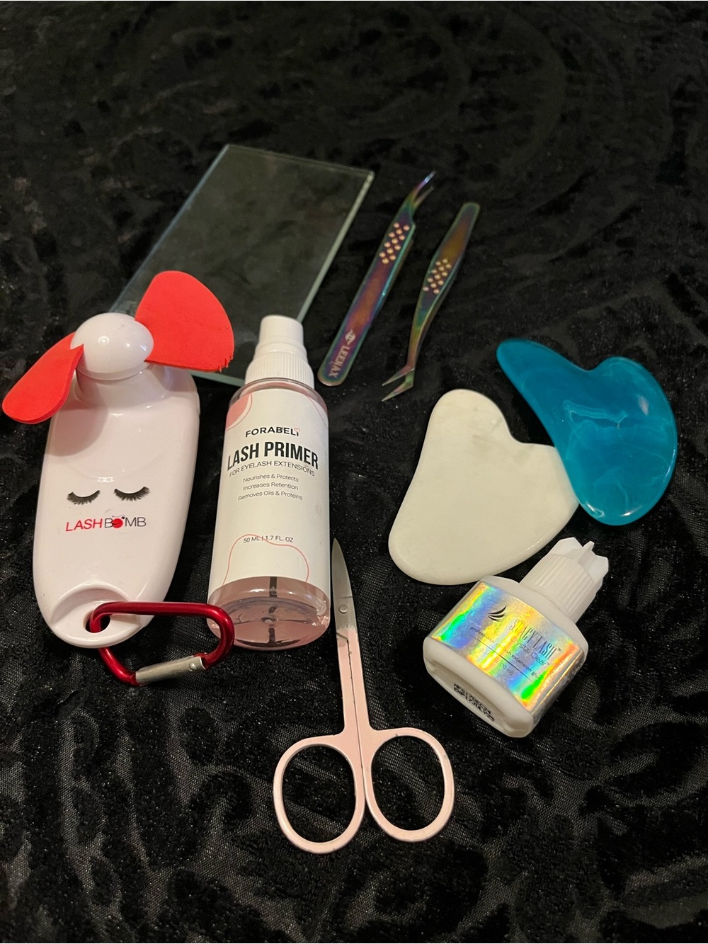 Entire starter lash kit for individual lashes